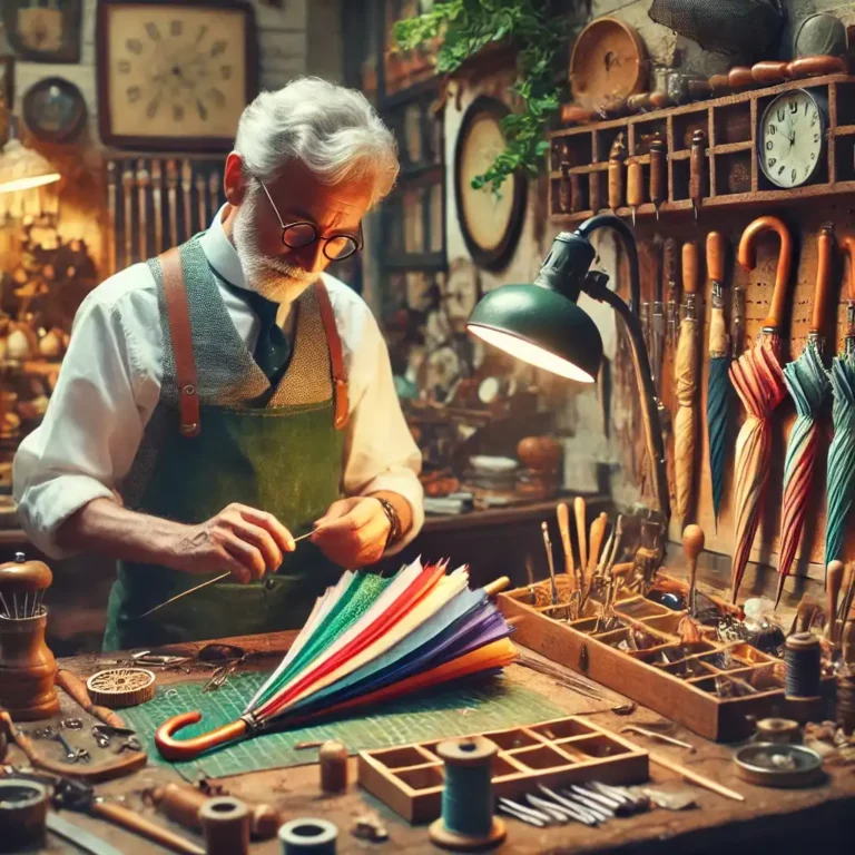 Thierry Millet : le dernier réparateur de parapluies à Paris