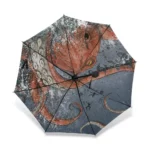 Beau parapluie gros et marron de 96 cm, pour votre bonheur.
