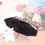 Parapluie automatique pour enfant, petit format, pour fille.