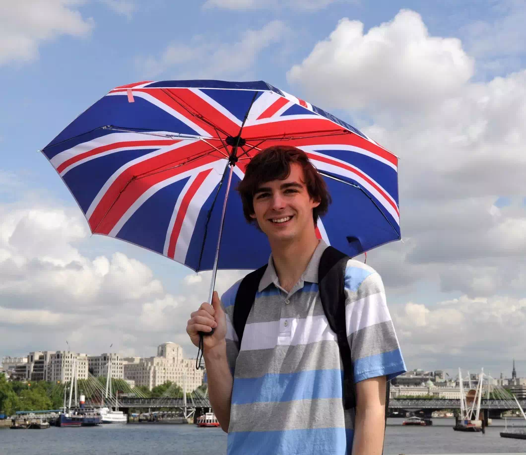 Parapluie anglais automatique, Londres en été.