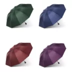 Joli grand parapluie inverse de 130 cm de diamètre anti-UV, 4 couleurs au choix, rouge, bleu, vert, violet.