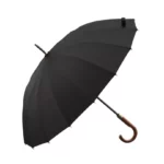 Magnifique parapluie canne de golf de couleur noir de qualité.