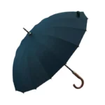 Magnifique parapluie canne de golf de couleur bleu vert.