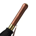 Très beau pommeau en bois de parapluie droit de golf