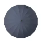 Magnifique parapluie droit de golf de couleur grise.