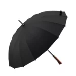 Parfait parapluie noir 16 baleines, très joli.