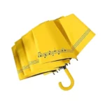 Joli parapluie canne jaune, thème : notes de musiques, solide et magnifique.