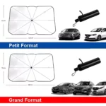 Super pare-soleil pour parbrise de voiture, 8 couches aliminium