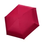 Parapluie rouge ouvert, format large de 91 cm.