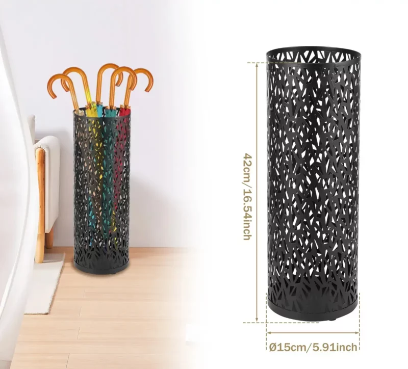 Porte parapluie métal cylindrique – Image 9
