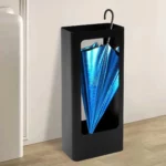Accessoire déco et utile, ce porte-parapluie noir design garde votre entrée propre. Finition soignée, lignes modernes et format compact 52×24×14 cm.
