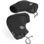 Manchons scooter Kemi Moto noirs. Protègent vos mains du froid et du vent. Accessoire essentiel pour conduite hivernale.