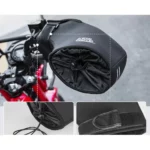 Manchons scooter Kemi Moto imperméables avec serrage ajustable. Protection optimale des mains par temps froid et humide.
