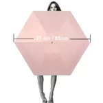 Parapluie rose large 95 cm offrant une excellente protection pluie et soleil. Style élégant, format pliable et léger pour un usage quotidien.