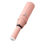 Parapluie rose automatique avec LED. Design féminin et pratique, parfait pour rester protégée de la pluie tout en gardant du style.