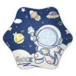 Parapluie enfant bleu marine à motif astronaute et planètes. Solide, mignon et parfait pour les petits explorateurs