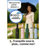 Parapluie compact anti-vent 104 cm. Couleurs tendance, ouverture automatique et protection fiable en ville. Découvre notre best-seller ParapluieO.