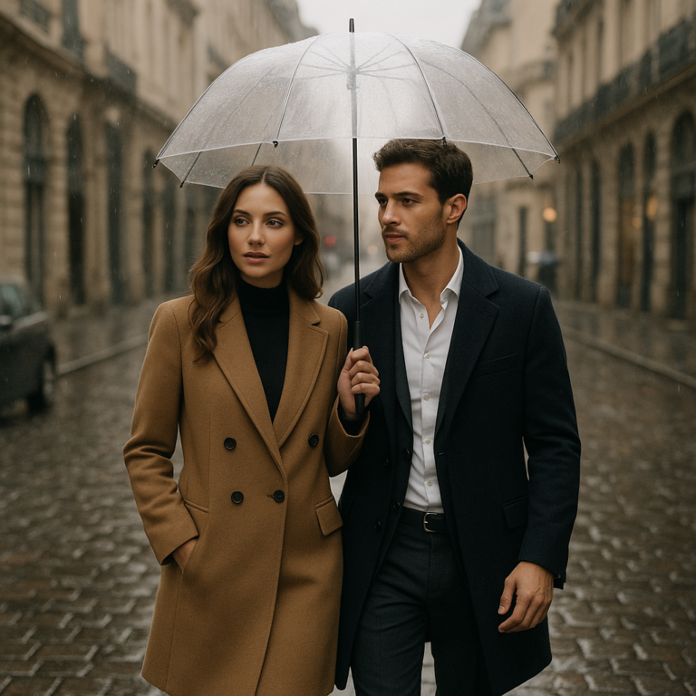 parapluie cloche transparent