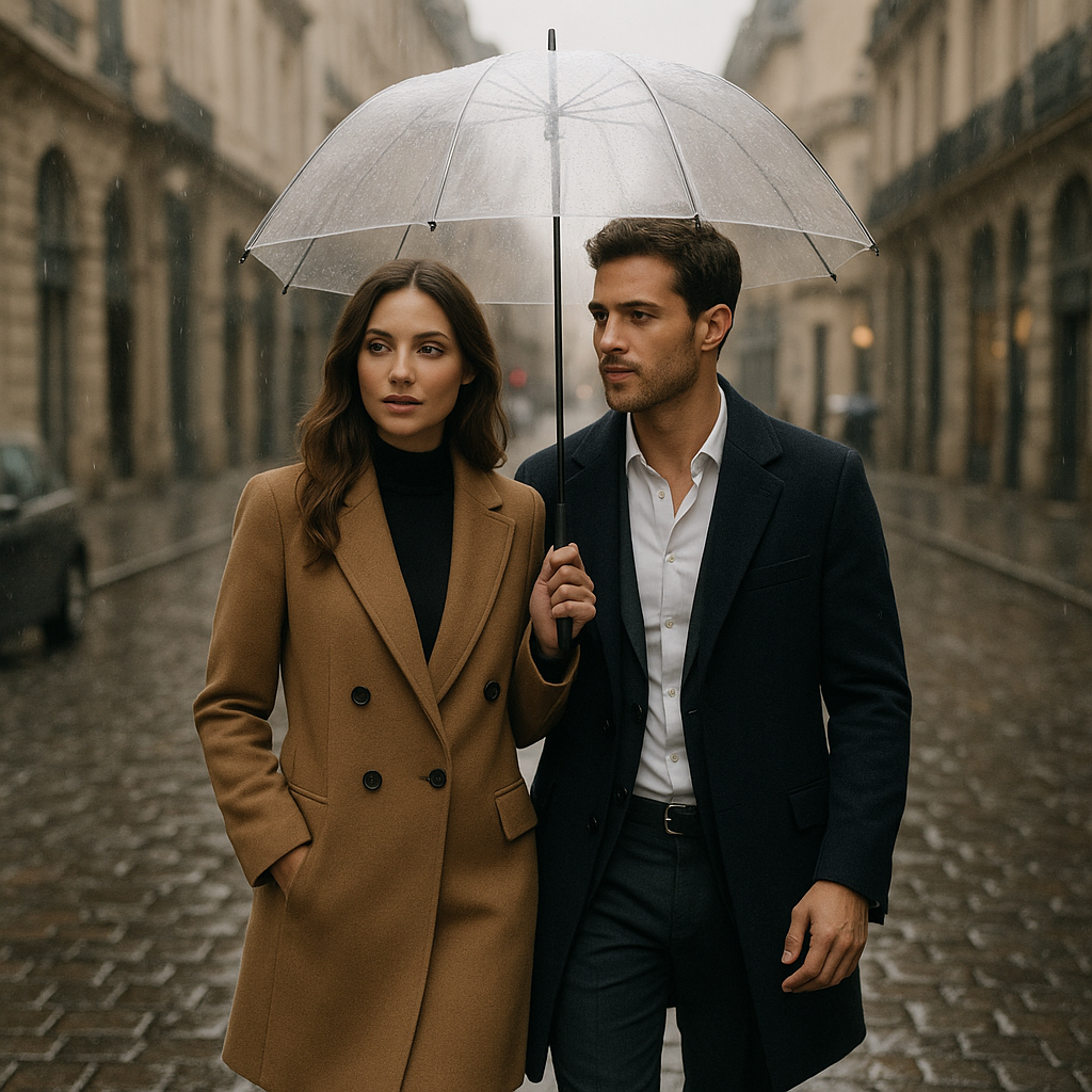 parapluie cloche transparent