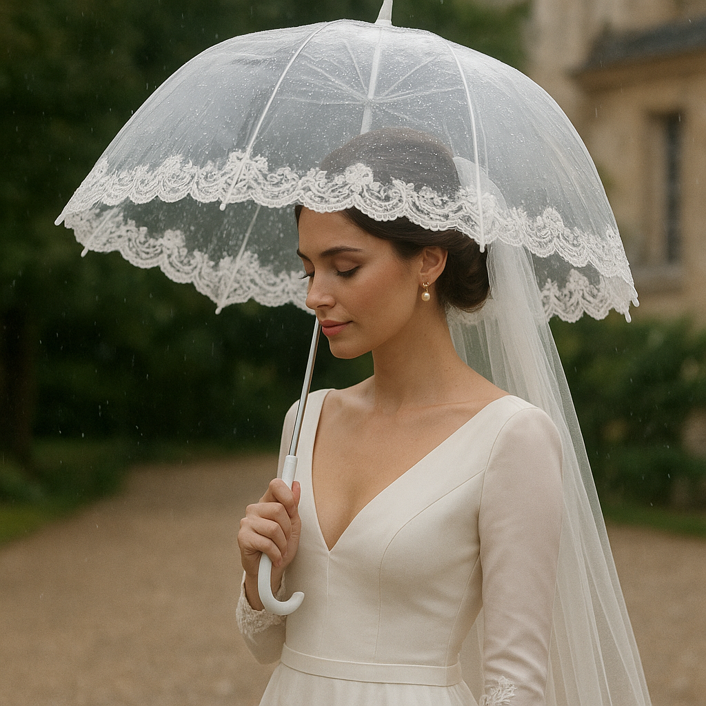 parapluie de mariage femme