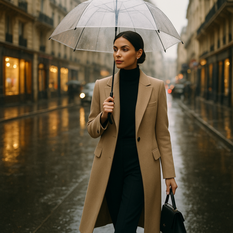 parapluie transparent femme